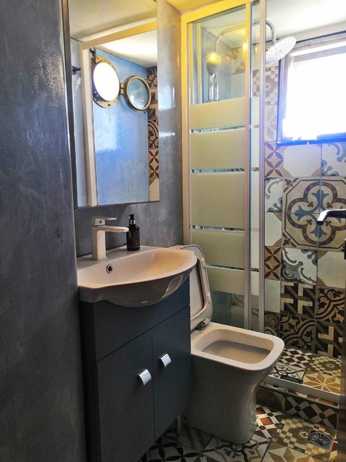 הוילה House In Skyros With An Amazing Sea View מראה חיצוני תמונה